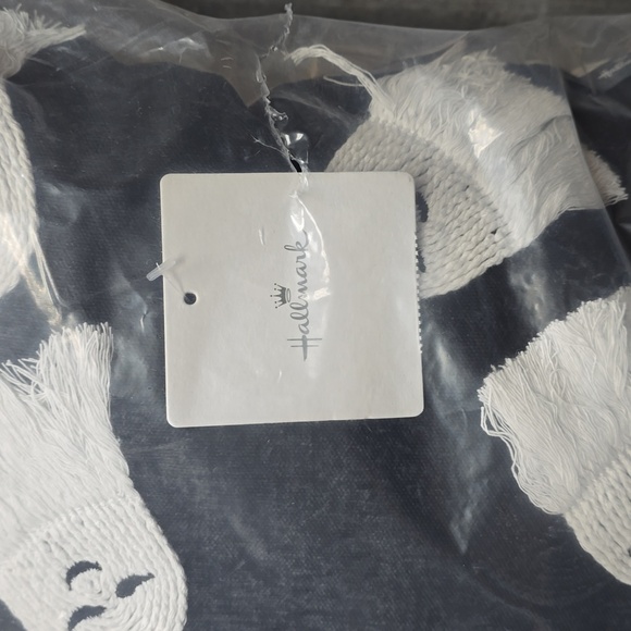 Fringe Ghosts Halloween Pillow | Hallmark | 16X16 - Picture 3 of 6